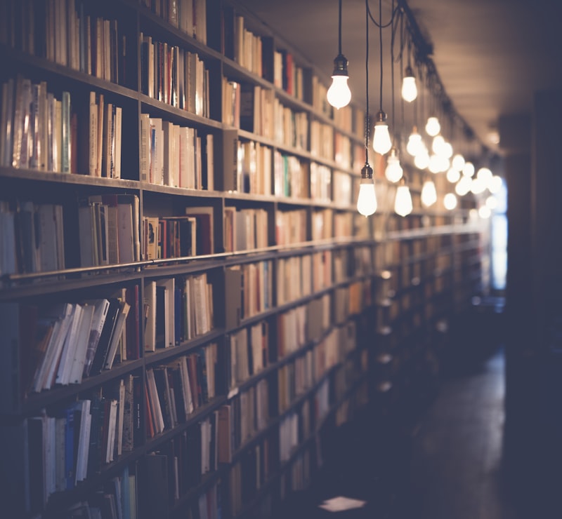 Books and research materials representing an investment thesis